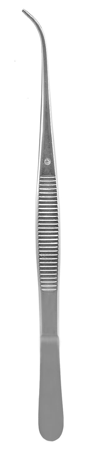 Semken Tissue Forceps, 1 X 2 Teeth, Curved