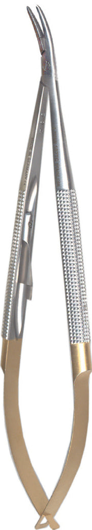 Castroviejo Round Handle - Curved Beak