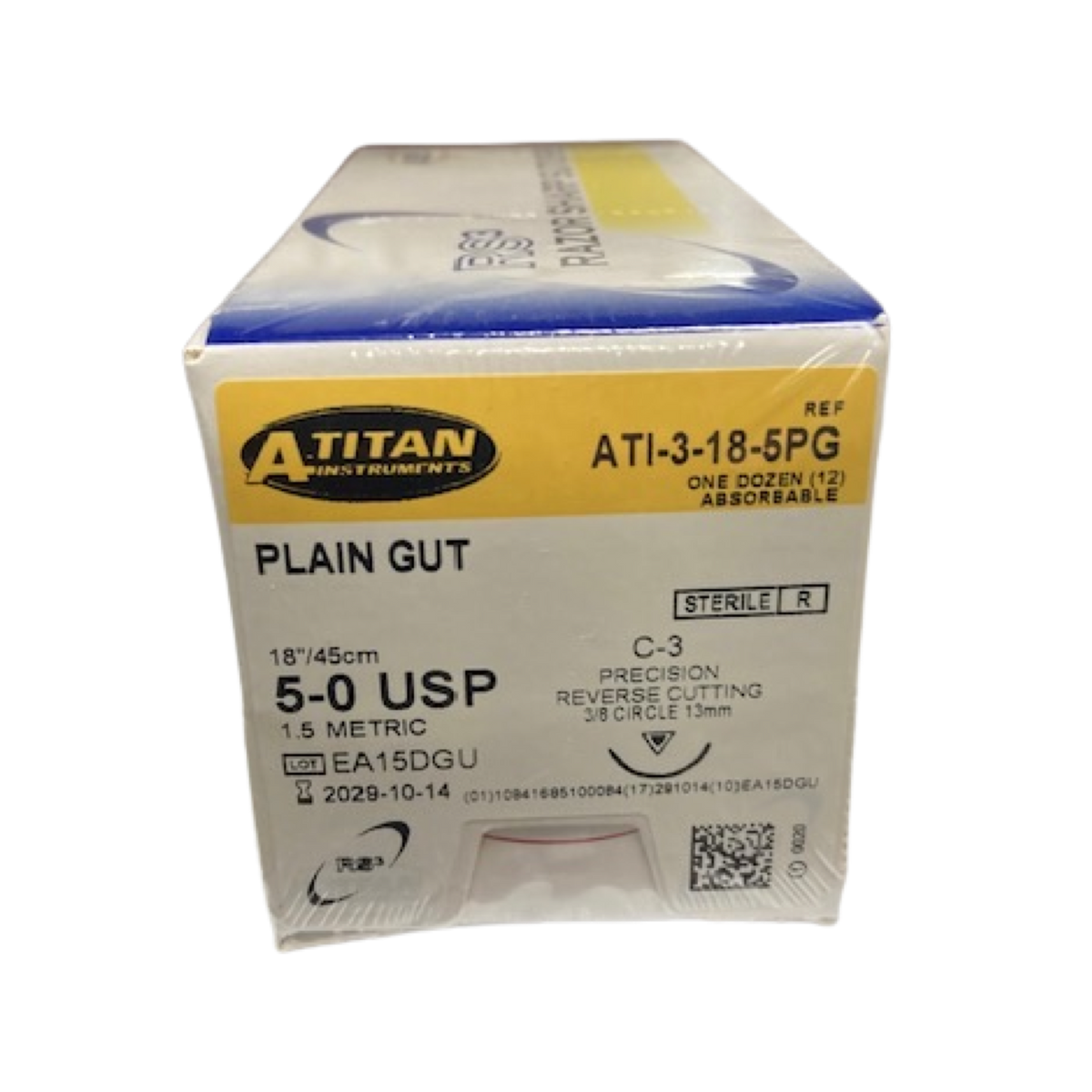 Absorbable Plain Gut Suture 18" C-3