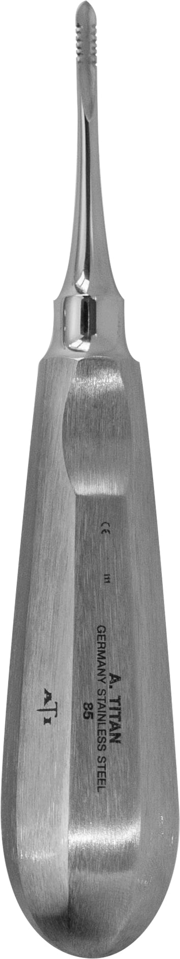 Straight Root Elevator w/Serrations #85