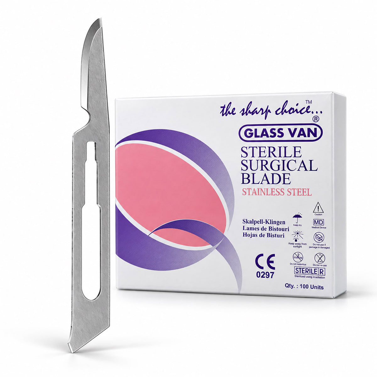 15C Sterile Scalpel Blade, Box of 100