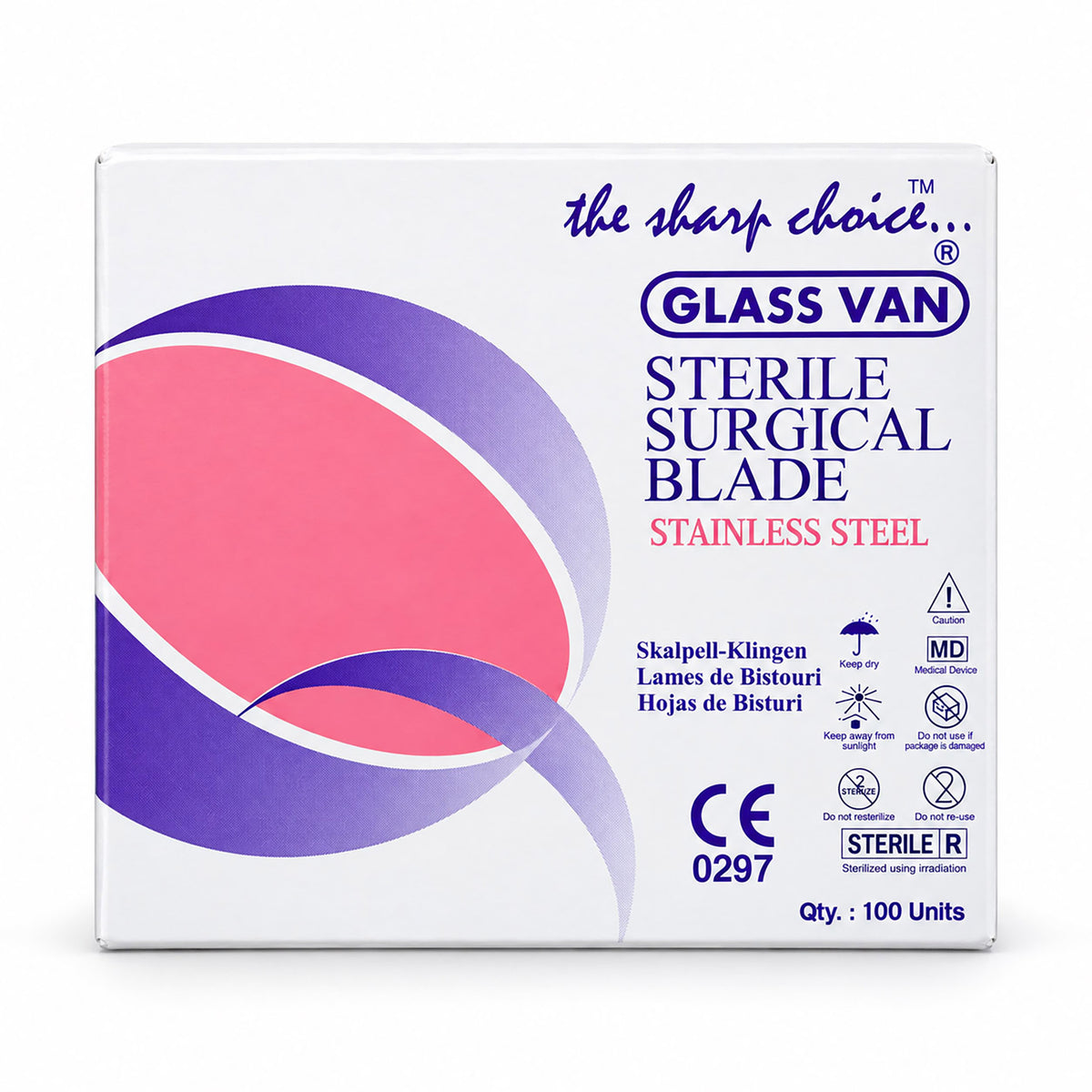 15C Sterile Scalpel Blade, Box of 100