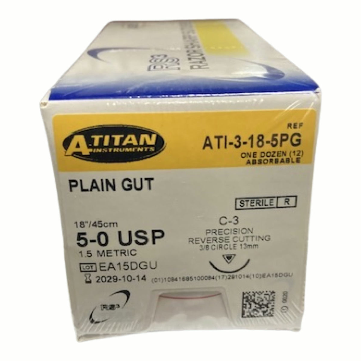 Absorbable Plain Gut Suture 18" C-3